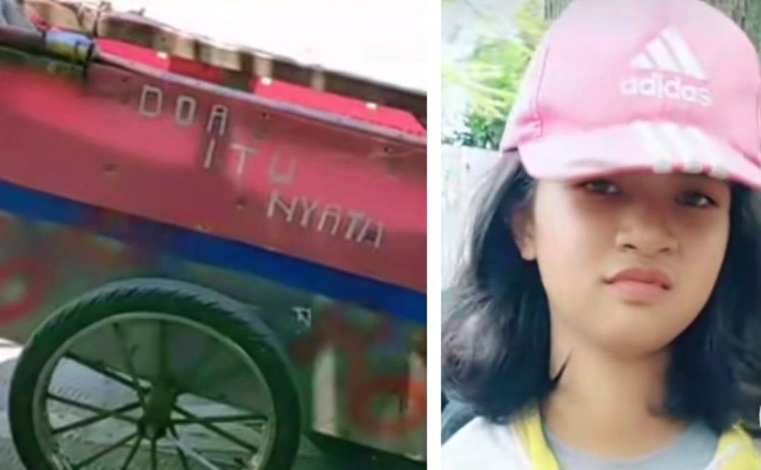 Gadis Pemulung Cantik Mirip Marshanda Bawa Gerobak Pink Viral, Bikin Netizen Melongo