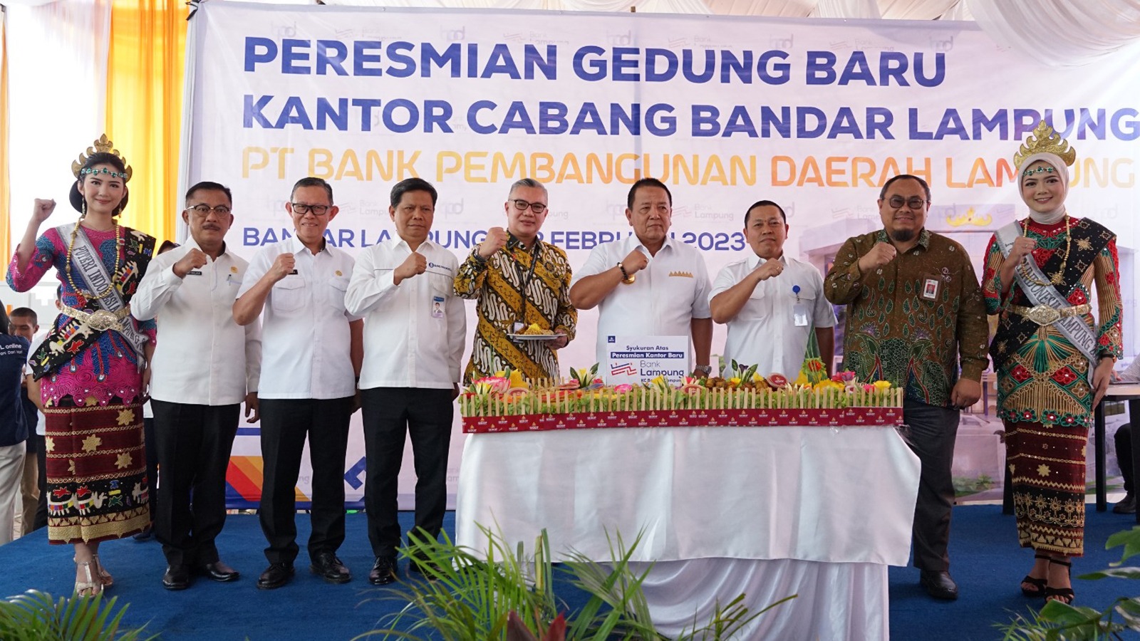 Bank Lampung Resmikan Relokasi Kantor Cabang Bandar Lampung