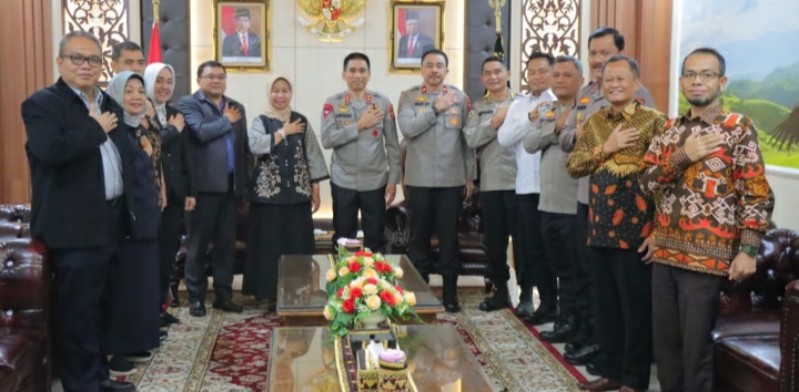 Kapolda Lampung Terima Audiensi Rektor Universitas Lampung