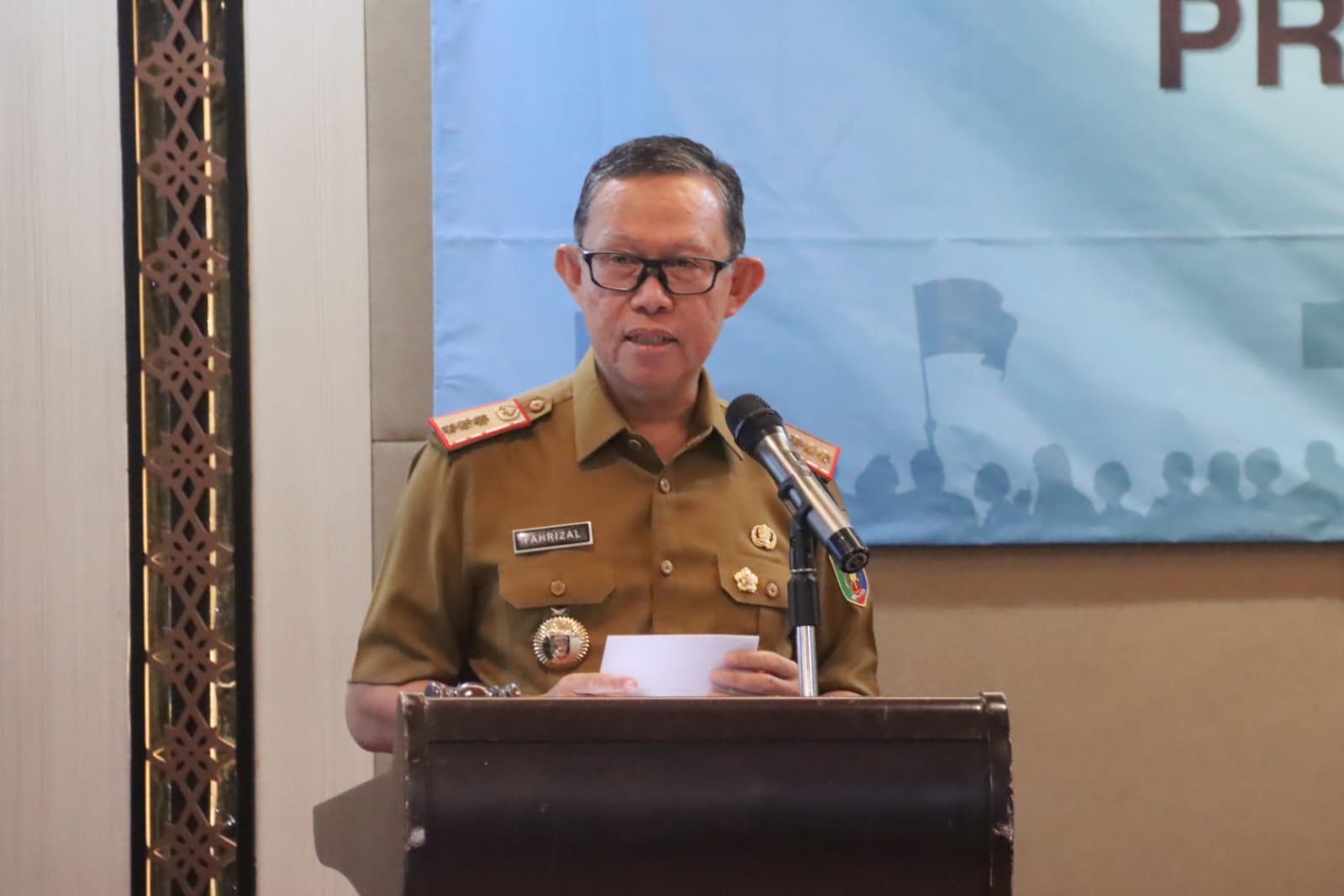 Mewakili Gubernur, Sekdaprov Lampung Buka FGD Indeks Demokrasi Indonesia di Provinsi Lampung