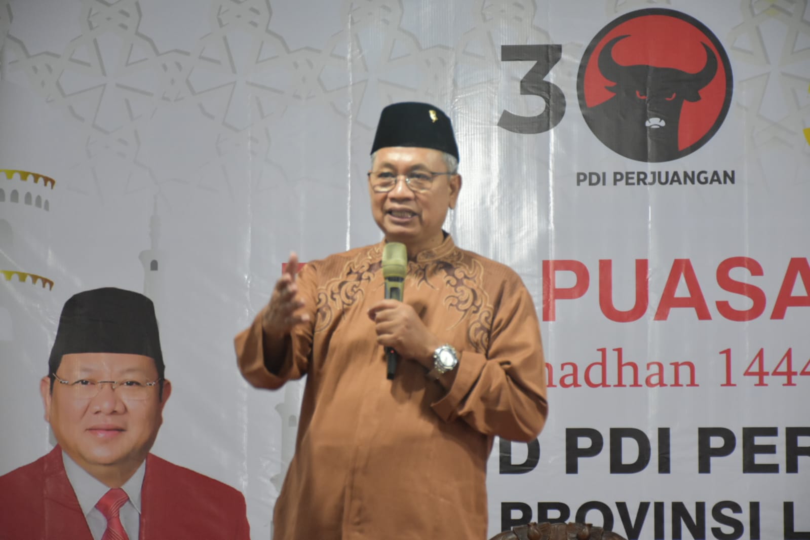 PDIP Lampung Bukber Bersama DPC dan Ranting se-Lampung, Ini Pesan Sutono