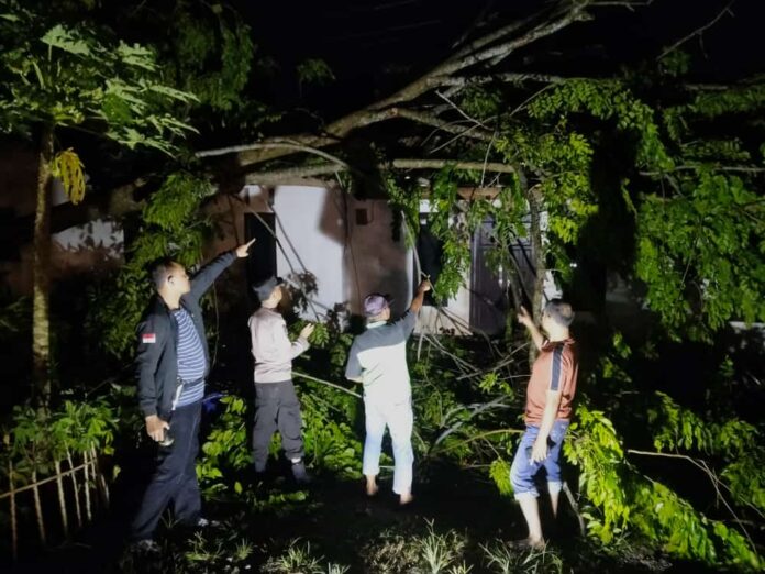 Puting Beliung Rusak Puluhan Rumah di Waybungur dan Batanghari Nuban