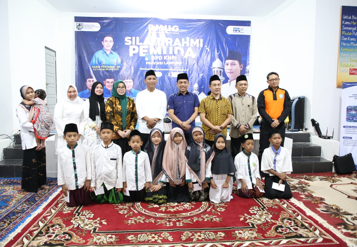 DPD KNPI Lampung Gelar Silaturahmi Pemuda dan Bukber Bersama Anak Panti Asuhan