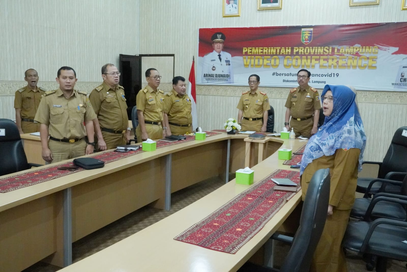 Pemprov Lampung Ikuti Rakor P3DN Bersama Kemendagri, Upaya Tingkatkan Penggunaan Produk Dalam Negeri