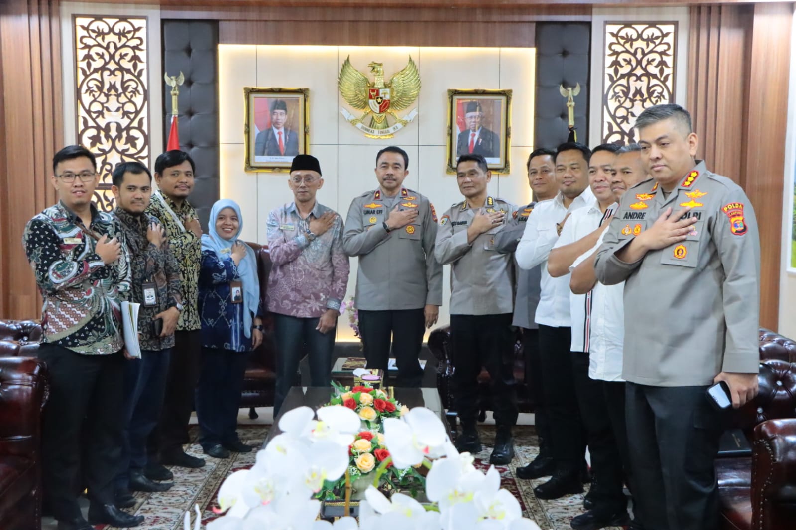 Polda Lampung Terima Audiensi Silaturahmi Ombudsman RI Perwakilan Lampung
