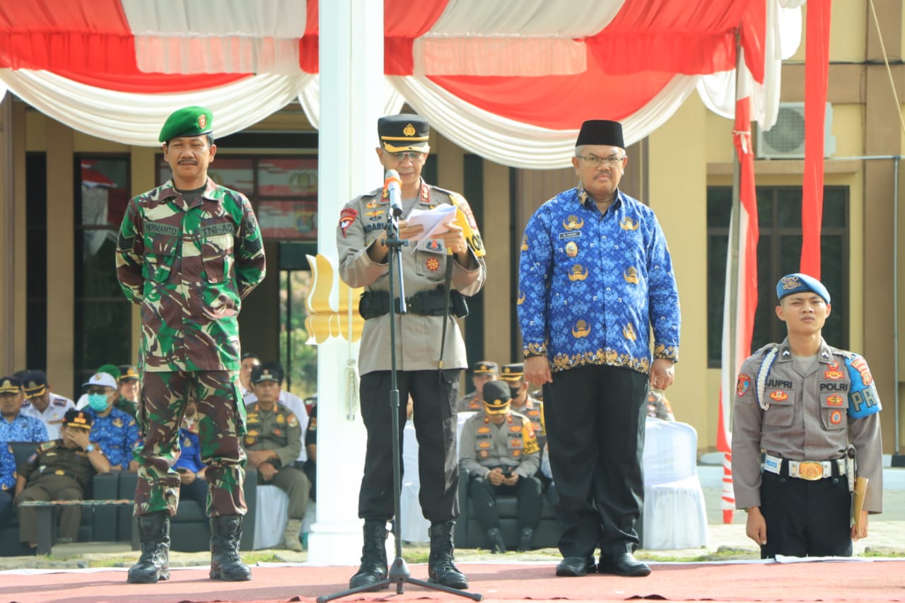 Menjamin Keamanan Pemudik, Polres Tubaba Gelar Pasukan Operasi Ketupat Krakatau.