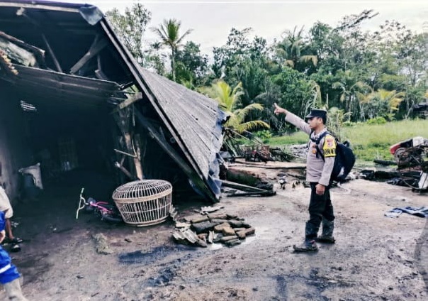 Puting Beliung Rusak 60 Rumah di Dua Kecamatan Tulangbawang