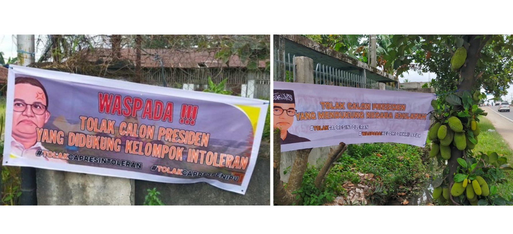 Spanduk Kotori Demokrasi dan Fitnah Keji Muncul Saat Anies di Lampung
