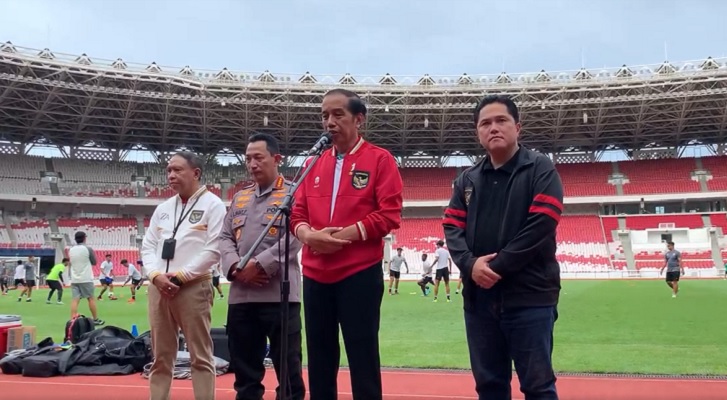 Presiden Jokowi Minta Pemain Tidak Larut dalam Kesedihan karena Batal Berlaga di Piala Dunia U-20