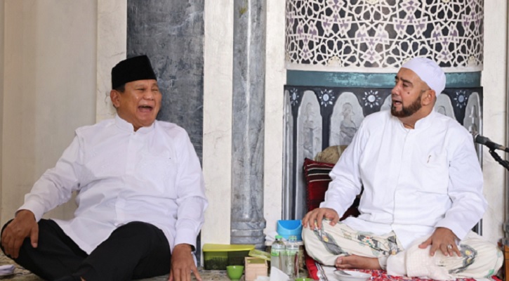Bertemu Habib Syech bin Abdul Qodir Assegaf, Prabowo Dititipi Pesan Penting untuk Bangsa