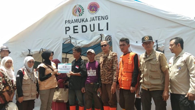 Pramuka Jateng Bikin Huntara dan Kelas Darurat di Cianjur, Warga Terdampak Gempa Bisa Tempati Sebelum Ramadan
