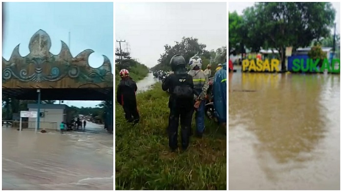 Banjir Landa Beberapa Wilayah di Kabupaten Tulangbawang dan Lamtim