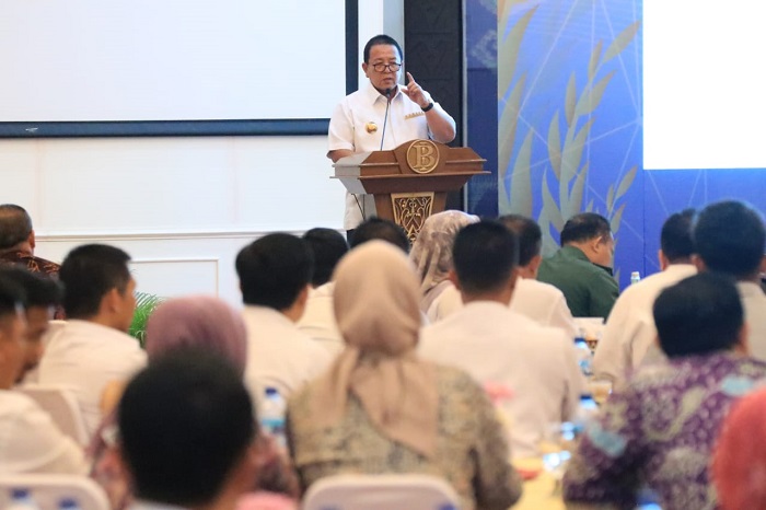 Gubernur Arinal Menggelar High Level Meeting Bersama TPID dan TP2DD, Upaya Antisipasi Jelang Bulan Suci Ramadan