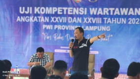 Sebanyak 42 Wartawan Ikut Pra-UKW di PWI Lampung