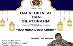 PWI Jateng akan Gelar Halalbihalal dan Silaturahmi, KH Supandi Hadir Isi Tausiyah