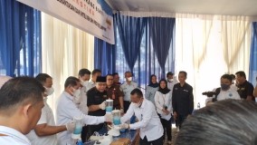 BNN Lampung Blender Sabu dan Bakar Ganja di Pantai Puri Gading
