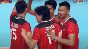 Tim Voli Indonesia Hempaskan Kamboja 3-0, Sekaligus Persembahkan Emas SEA Games