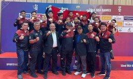 Atlet Wushu Jateng Persembahkan Tiga Emas Satu Perunggu untuk Indonesia di SEA Games