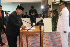 Gubernur Lampung Melantik dan Mengambil Sumpah Janji Jabatan Pj. Bupati Tubaba, Serta Mengukuhkan Pj. Bupati Pringsewu dan Pj. Bupati Mesuji