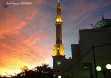 Masjid Al-Muchlishin Dibangun Kiai NU Lampung Romas dan Diresmikan Ali Sadikin