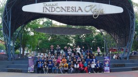 Mahasiswa Ilkom USM Kampanye Anti Bullying di Taman Indonesia Kaya