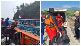 Tim SAR Gabungan Evakuasi Jenazah Anonim di Perairan Pulau Krakatau Kecil