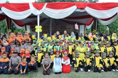 Parade Drumband PAUD Digelar, Bunda PAUD Provinsi Lampung Harapkan Anak-Anak Belajar Disiplin