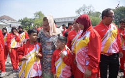 Beri Motivasi Atlet Popda Kota Semarang, Mbak Ita Siapkan Bonus Bagi yang Berprestasi