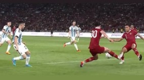 Gol Paredes Membuat Timnas Indonesia Tertinggal 0-1 dari Argentina di Babak Pertama