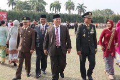 Gubernur Lampung Arinal Hadiri Upacara Hari Bhayangkara ke-77