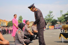 555 Personel Polda Lampung Naik Pangkat di Hari ke-77 Bhayangkara