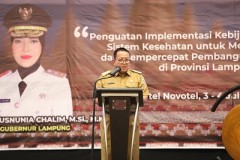 Gubernur Lampung Arinal Buka Raker Kesehatan Provinsi Lampung Tahun 2023
