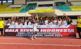 Gala Siswa Indonesia Kendal 2023, Tim Sepakbola Kecamatan Sukorejo Pertahankan Gelar