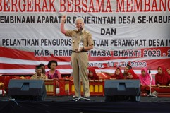 Pesan Ganjar ke Aparatur Pemdes di Rembang; Jangan Korupsi, Jangan Ada Pungli 