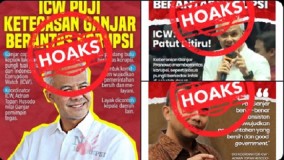 ICW Mengaku Dicatut, Sebut Meme Soal Ketegasan Ganjar Berantas Korupsi adalah Hoaks