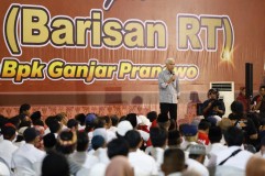 Barisan Ketua RT di Kabupaten Ngawi Kompak Dukung Ganjar Pranowo