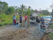 Desa Labuhan Mulya Mesuji Prioritaskan Dana Desa 2023 Bangun Rabat Beton
