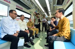 Jokowi Sebut LRT Jabodebek yang Pertama di Indonesia, Netizen: Dipikir yang di Palembang Odong-odong