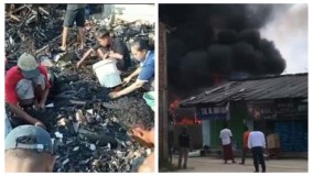 2 Jam Setelah Kebakaran Toko, Damkar Lamteng Baru Nongol