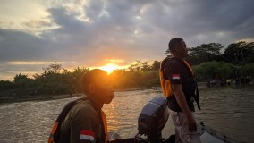 Remaja asal Kemangkon Hanyut saat Mandi di Sungai Klawing, Tim SAR Terus Lakukan Pencarian
