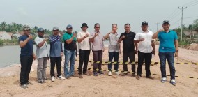 Masyarakat Tiga Desa Dukung Penuh Pembangunan Tanggul Sungai di Rawajitu Utara