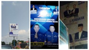 Baleho Anies-AHY Tetap Berkibar di Lampung, Ini 3 Pesan Ketua Edy Irawan