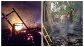 Rumah Terbakar di Waykanan dan Lamsel, Gara-Gara Bara Api dan Konsleting Listrik