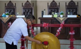 Bupati Mesuji Launching Kampung Bebas Narkoba di Desa Mulya Agung