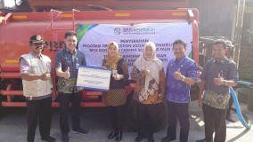 Kekeringan, BPJS Kesehatan Cabang Semarang Salurkan 150.000 Liter Air Bersih ke Sejumlah Desa di Demak