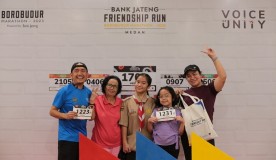 Bank Jateng Friendship Run Singgahi Kota Medan, Jadi Penawar Rindu Borobudur Marathon