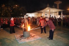 Gubernur Lampung Bersama Ketua YJI Cabang Provinsi Lampung Gelar Malam Keakraban Jambore Nasional VII YJI