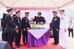 Gubernur Arinal Hadiri Upacara Peringatan Hari Perhubungan Nasional 2023 di Dermaga B Pelabuhan Panjang