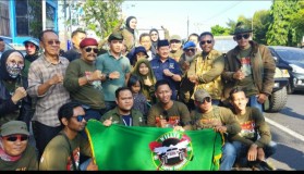 Herman HN Lepas Peserta Jambore Willys dari Lampung ke Ciater