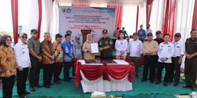 Pengembangan Kampus II Unila, Gubernur Arinal Tandatangani Prasasti Hibah Tanah 150 Hektar Lahan Kotabaru